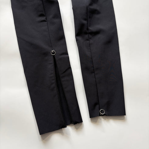 ALYX アリクス ストレッチ パンツ ブラック デザイン スリット ブラック モード ストレッチ