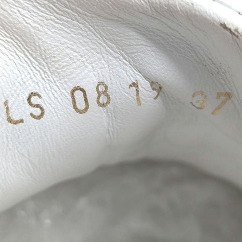 Christian Dior クリスチャンディオール D-SMASH メッシュ レザー ヒールロゴ スニーカー 37 ブロンズ ホワイト