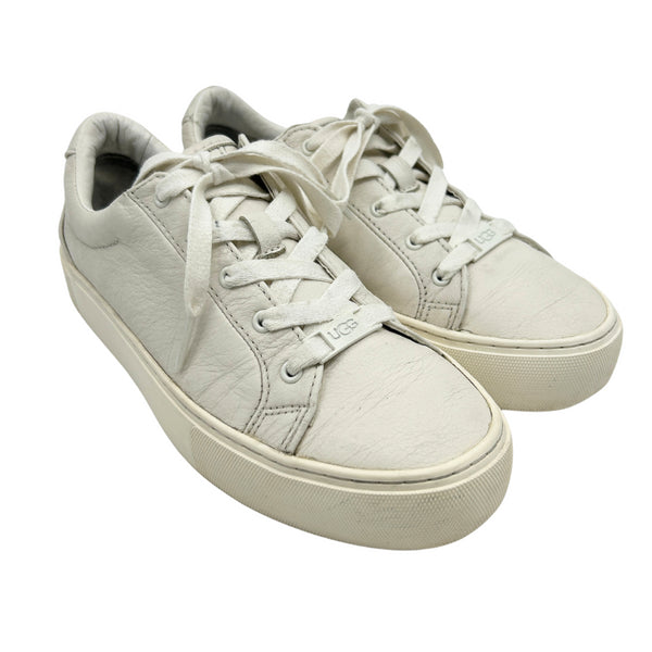 UGG アグ ZILO ザイロ レザー スニーカー 23 アイボリー